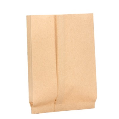 Factory Cheap Custom Print Greaseproof Kraft Paper French Fries Bag For Hamburger